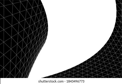 abstract architectural background vector 3d illustration