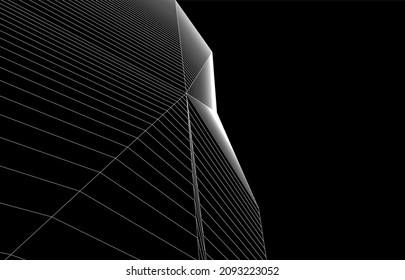 abstract architectural background vector illustration
