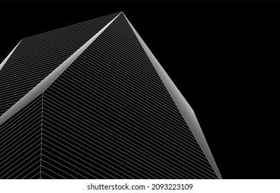 abstract architectural background vector illustration
