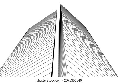 ilustración vectorial de fondo de arquitectura abstracta
