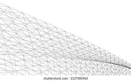 abstract architectural background vector illustration