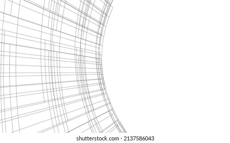 abstract architectural background vector illustration