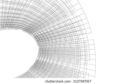 ilustración vectorial de fondo de arquitectura abstracta