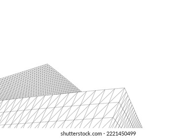 abstract architectural background vector illustration