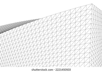 abstrakter architektonischer Hintergrund, Vektorgrafik