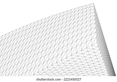 abstract architectural background vector illustration