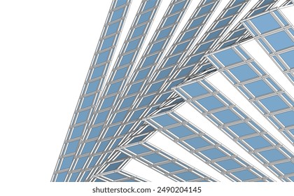 Abstract architectural background vector illustration