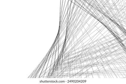 Abstract architectural background vector illustration