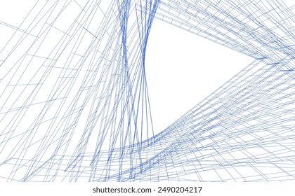 Abstrakte architektonische Hintergrund-Vektorillustration
