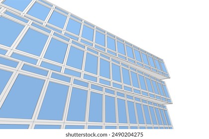 Abstract architectural background vector illustration