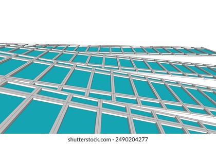 Ilustración vectorial de fondo arquitectónico Abstractas