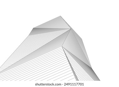 abstract architectural background vector illustration
