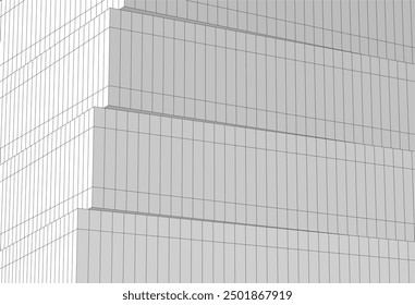 Abstract architectural background vector illustration