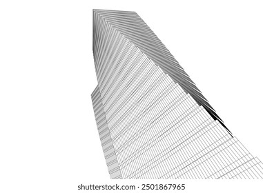 Ilustración vectorial de fondo arquitectónico Abstractas