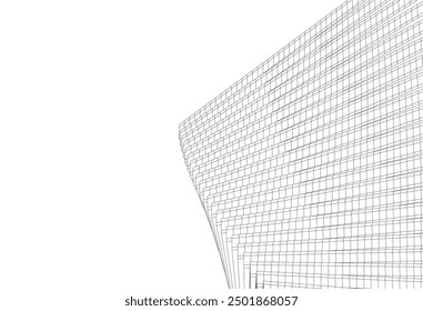 Abstract architectural background vector illustration