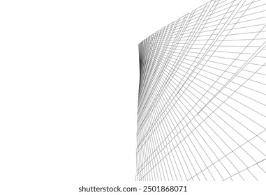 Ilustración vectorial de fondo arquitectónico Abstractas