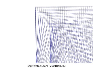 Abstract architectural background vector illustration