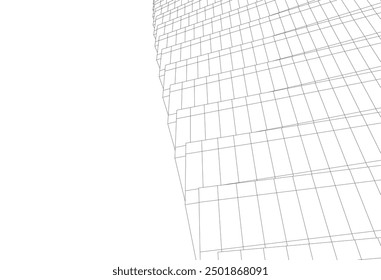 Ilustración vectorial de fondo arquitectónico Abstractas
