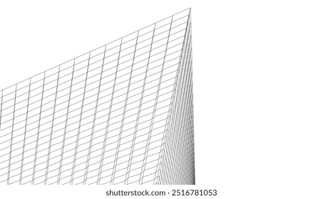 Ilustración vectorial de fondo arquitectónico Abstractas