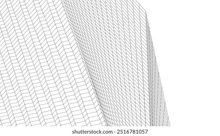 Ilustración vectorial de fondo arquitectónico Abstractas