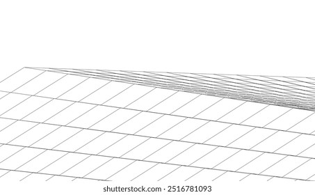 Abstract architectural background vector illustration