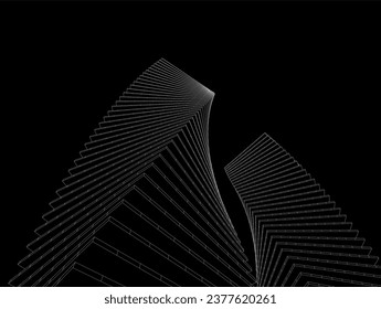 Abstrakter architektonischer Hintergrund, Vektorgrafik