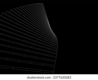 Abstrakter architektonischer Hintergrund, Vektorgrafik