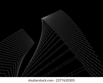 Resumen de la ilustración del vector de fondo arquitectónico