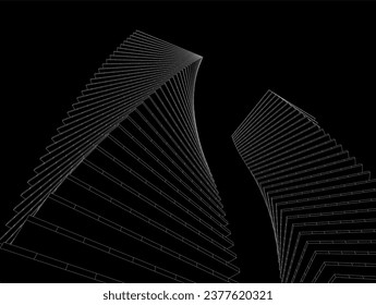 Resumen de la ilustración del vector de fondo arquitectónico