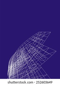 abstract architectural building
