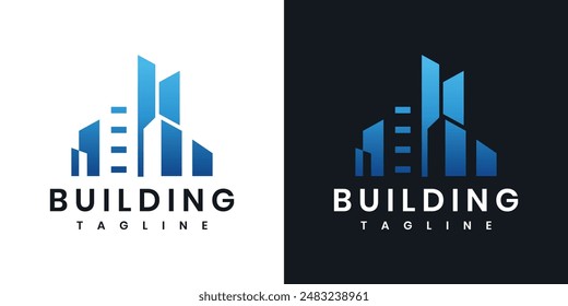 construcción arquitectónica abstracta diseño de logotipo de construcción inspiración	
