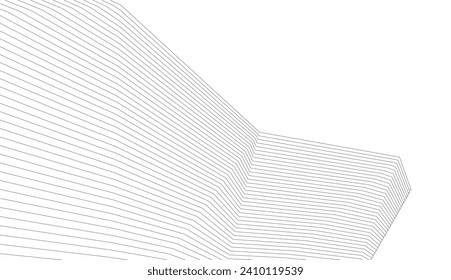 Abstract architectural design 3d rendering