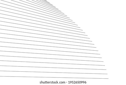 abstract architectural design 3d view