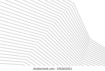 abstrakte Architekturgestaltung 3D-Ansicht