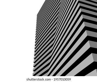 abstraktes architektonisches Design, Vektorgrafik