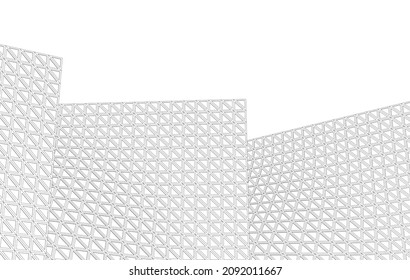 abstract architectural design vector illustration