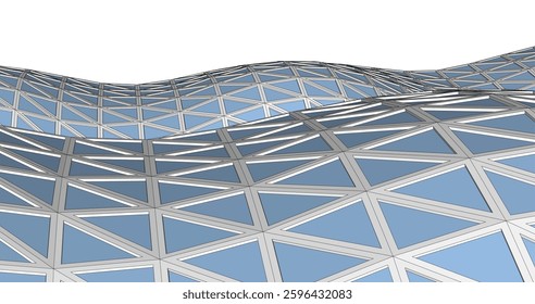 Abstract architectural design vector illustration