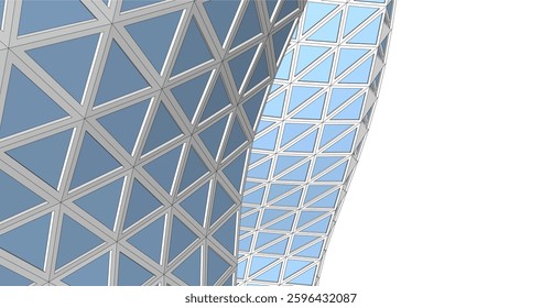 Abstract architectural design vector illustration