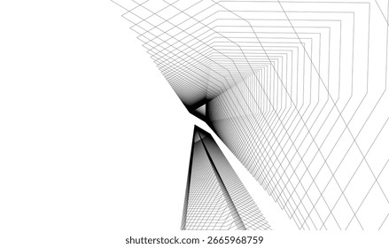 Ilustración vectorial de diseño arquitectónico Abstractas