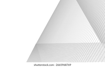 Abstract architectural design vector illustration