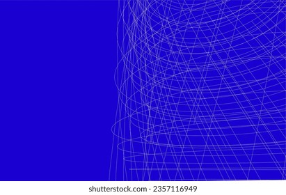 Abstract architectural drawing 3d illustration