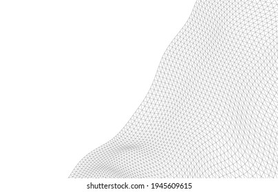 Abstract architectural drawing geometric background