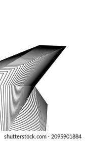 Abstract architectural drawing vector illustration