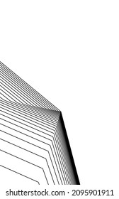 Abstract architectural drawing vector illustration