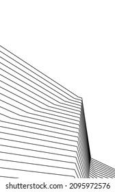 Abstract architectural drawing vector illustration