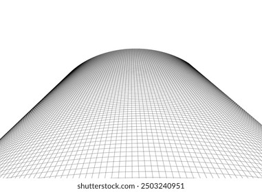 Abstract architectural drawing vector illustration