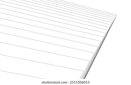 Abstrakte architektonische Zeichnung, Vektorgrafik
