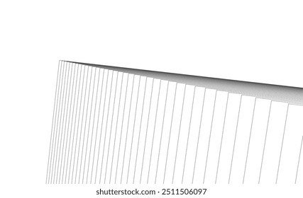 Ilustração abstrata do vetor do desenho arquitetônico