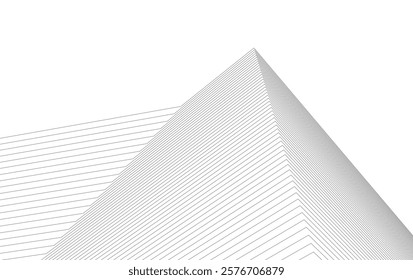 Abstract architectural drawing vector illustration