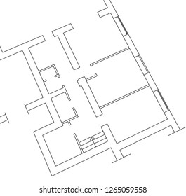 Abstract architectural drawings